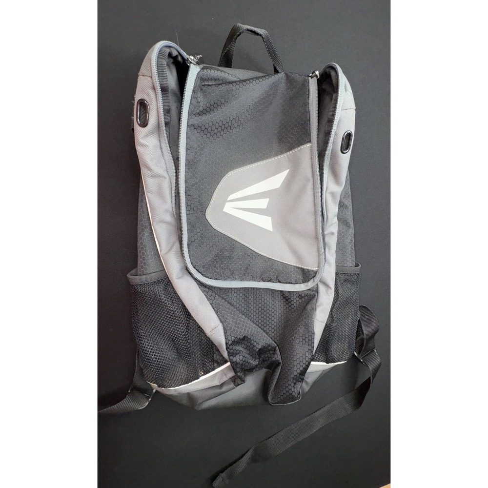 Easton Softball Baseball Bat Backpack Bag Black/Grey Glove Zone